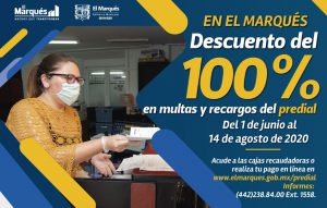 Predial 2020 descuentos Junio Julio Agosto
